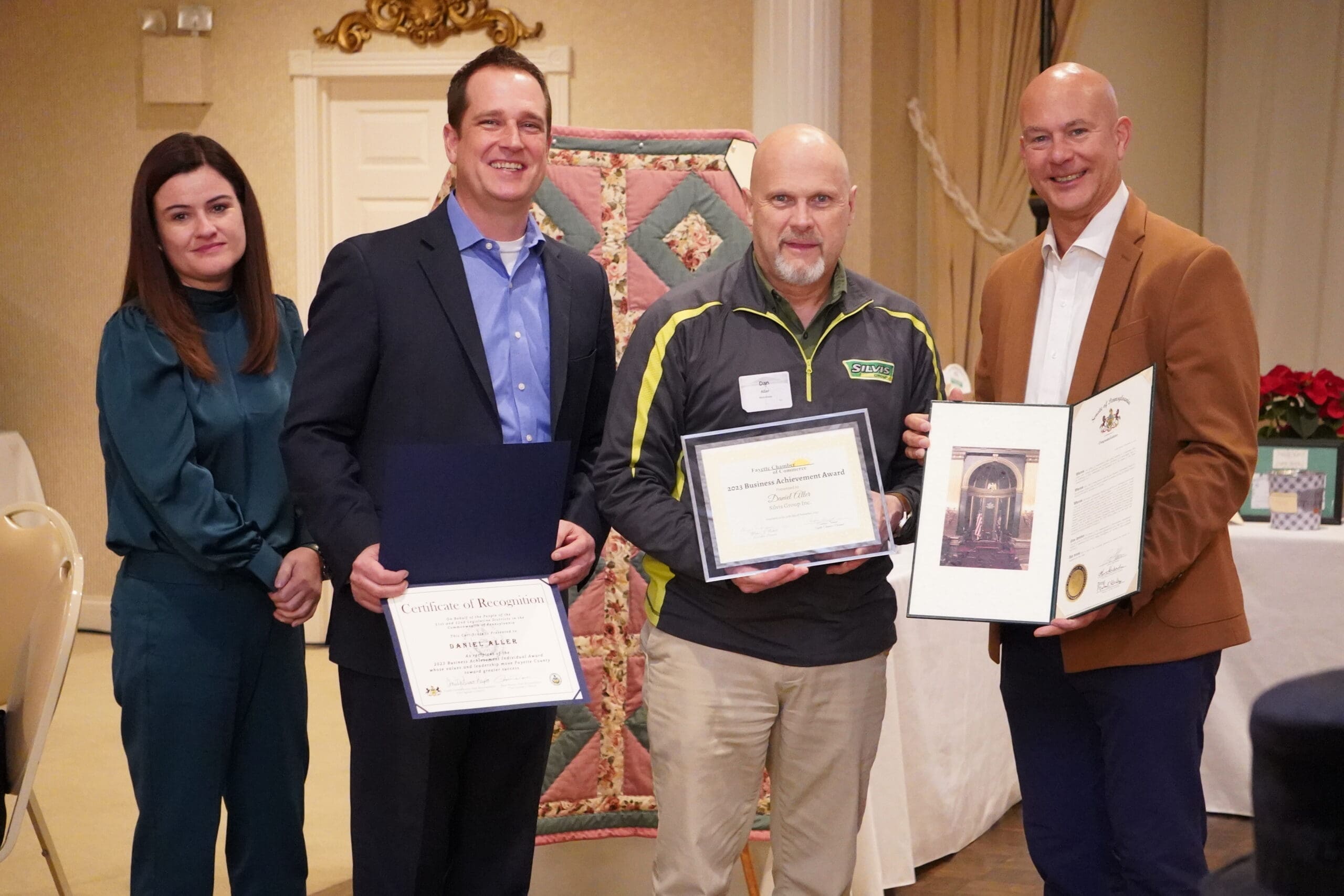 Fayette County Chamber Recognizes Silvis Group Dan Aller